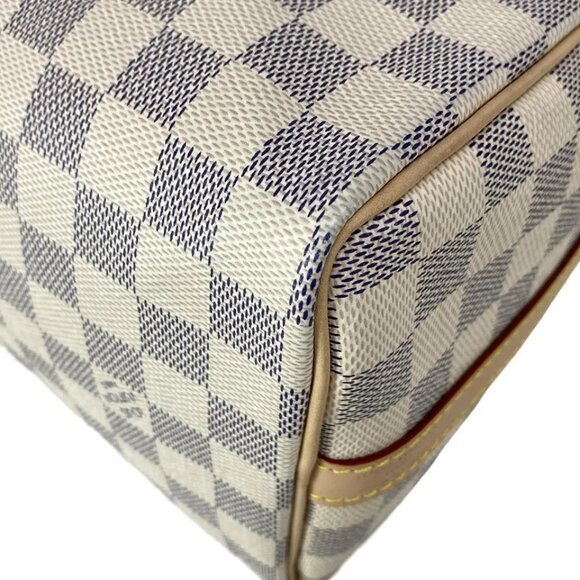 Auth LOUIS VUITTON Speedy Bandouliere 25 N40608 Azur Damier RFID : confirmed - Picture 4 of 15